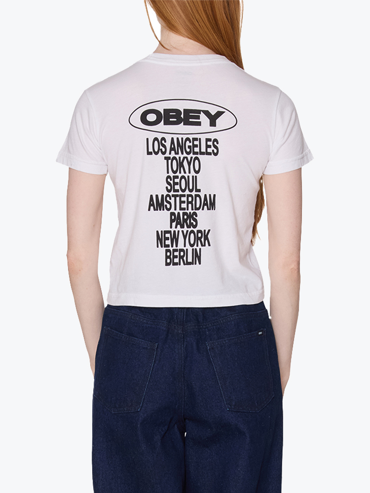 Obey Obey - Obey Cities White - T-Shirts - Dames Wit T-shirts