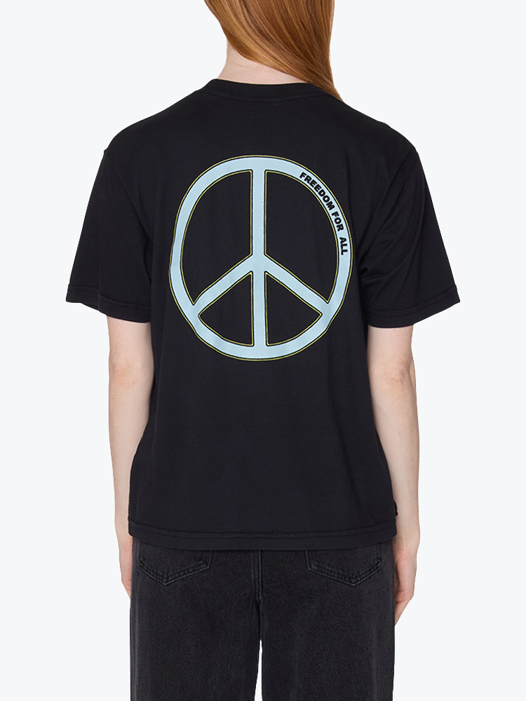 Obey Obey - Obey Freedom For All Digital Black - T-Shirts - Dames Zwart T-shirts