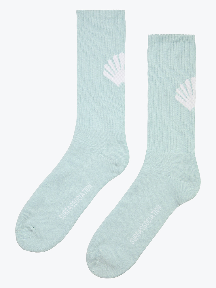 New Amsterdam Surf Association New Amsterdam Surf Association - Logo Socks Single Mint - Sokken - Unisex Groen Sokken