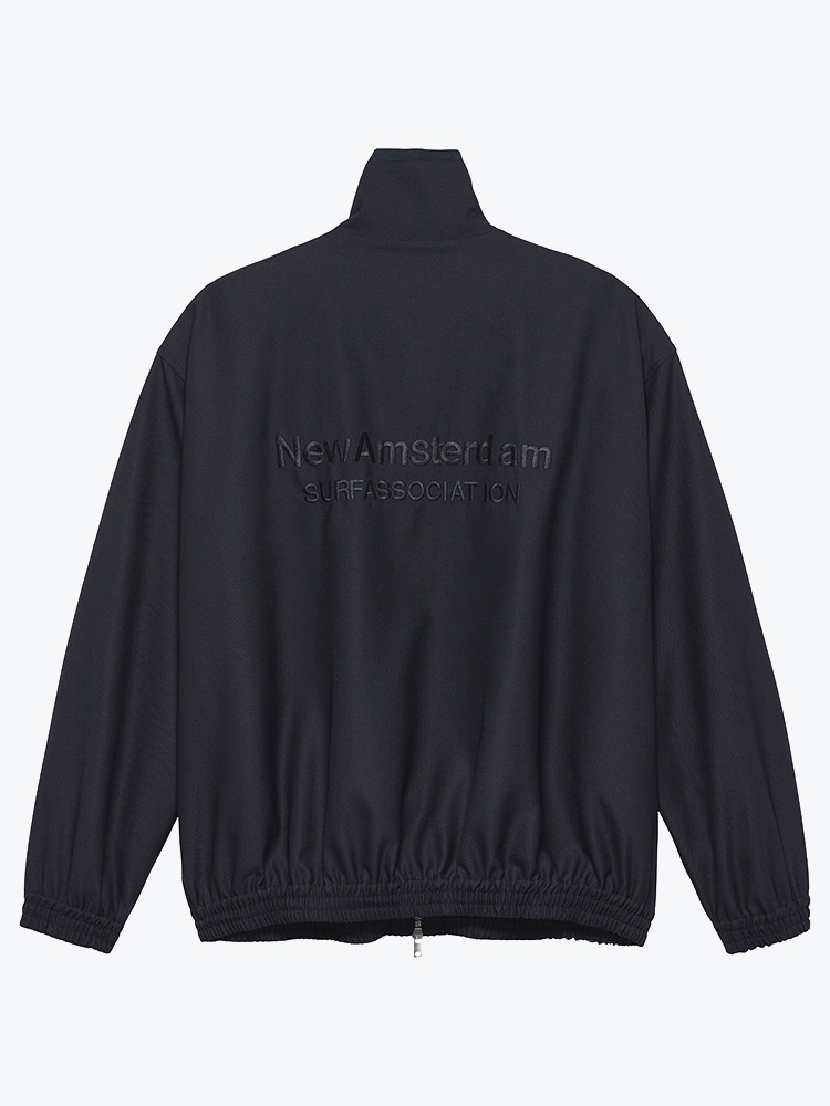 New Amsterdam Surf Association New Amsterdam Surf Association - Wool Track Jacket Midnight Midnight - Jassen - Heren Blauw Jassen