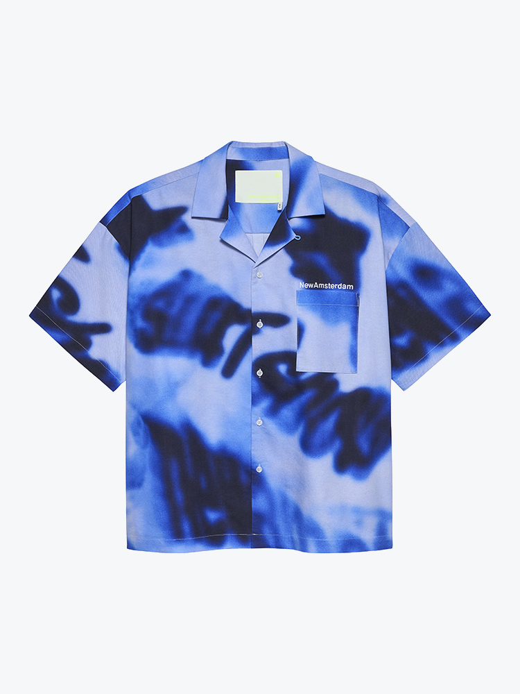 New Amsterdam Surf Association New Amsterdam Surf Association - Wijk Shirt Aop Aop - Overhemden - Heren Multi Overhemden