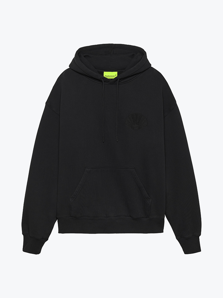 New Amsterdam Surf Association New Amsterdam Surf Association - Chop Hoodie Black Black - Truien - Heren Zwart Truien