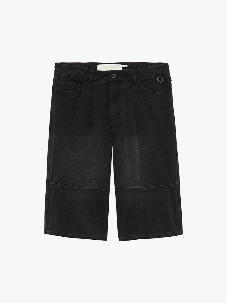 New Amsterdam Surf Association New Amsterdam Surf Association - Worker Shorts Black Black - Shorts - Heren Zwart Shorts