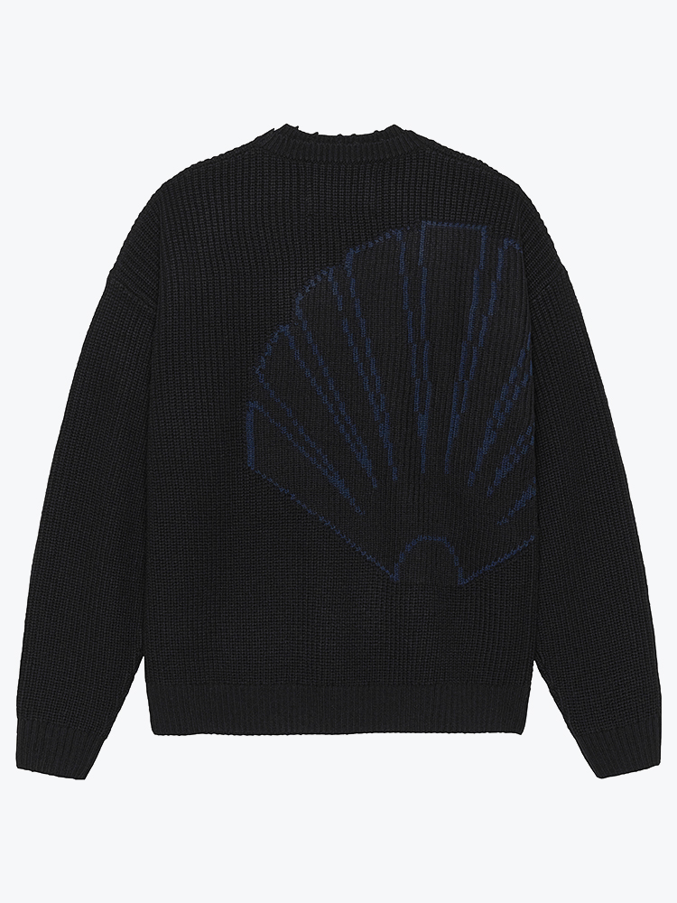 New Amsterdam Surf Association New Amsterdam Surf Association - Big Logo Crewneck Black/Night Black/Night - Truien - Heren Zwart Truien