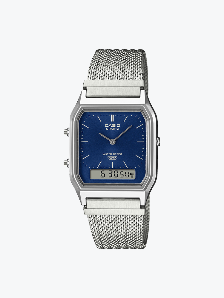 Casio Casio - AQ-230EM-2AEF Zilver - Horloges - Unisex Grijs Horloges