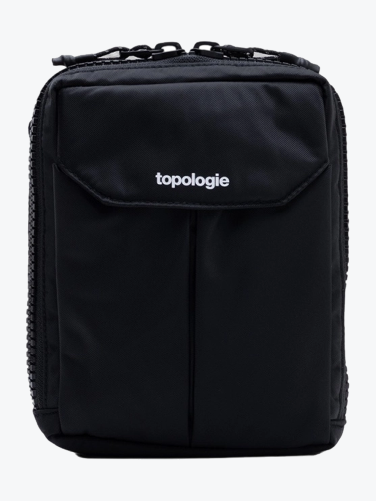 Topologie Topologie - Utility Sacoche Black Tech Sateen (NOOS) Black - Tassen - Unisex Zwart Tassen