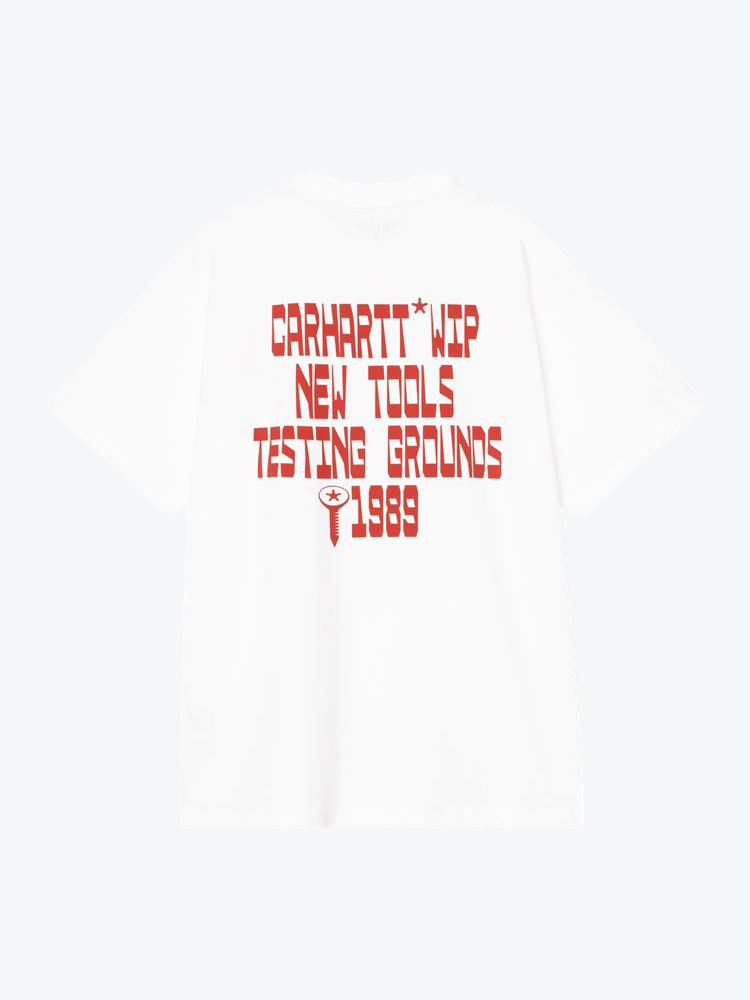 Carhartt WIP Carhartt WIP - S/S Blocks T-Shirt White - T-Shirts - Heren Wit T-Shirts