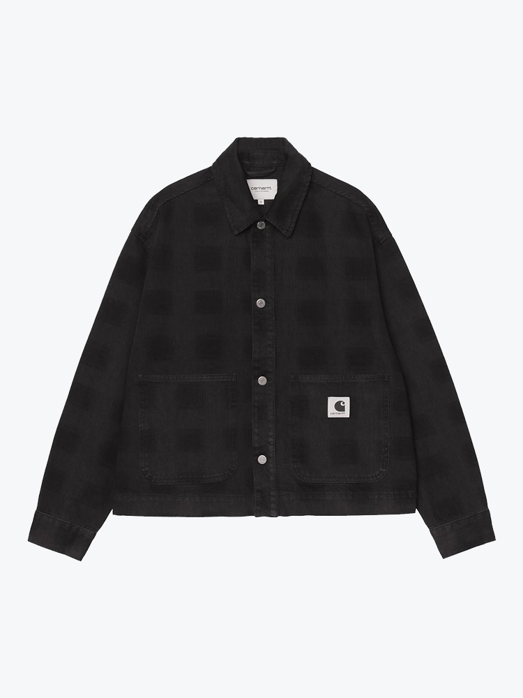 Carhartt WIP Carhartt WIP - W' Everson Shirt Jac Everson Print, Black - Vesten - Dames Multi Vesten
