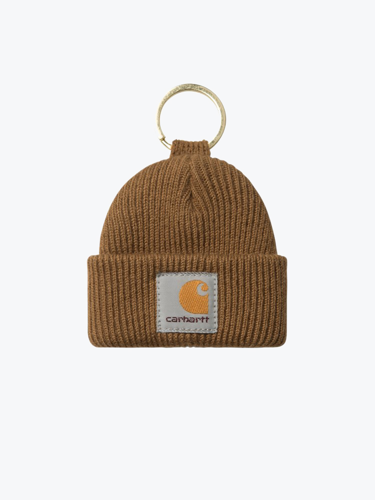 Carhartt WIP Carhartt WIP - Mini Watch Hat Keychain Hamilton Brown - Goodies - Unisex Bruin Goodies