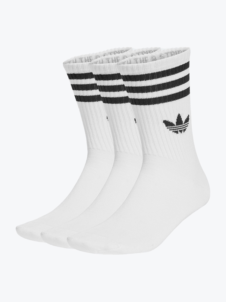 Adidas Adidas - 3S Crew S 3P White/White/White White - Truien - Dames Wit Truien
