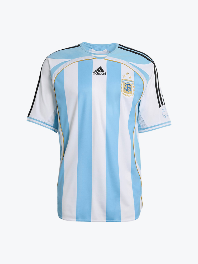 Adidas Adidas - Afa H Jsy 06 White/Clblue White - T-Shirts - Heren Wit T-Shirts