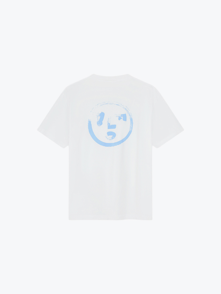 OLAF Olaf - Brushstroke Face Tee Optical White - T-Shirts - Heren Wit T-Shirts