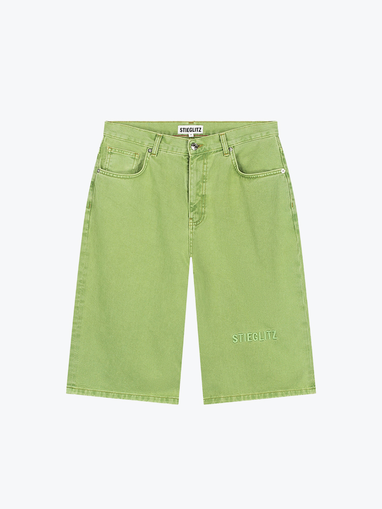 Stieglitz Stieglitz - Alexio Denim Shorts Green - Shorts - Dames Groen Shorts