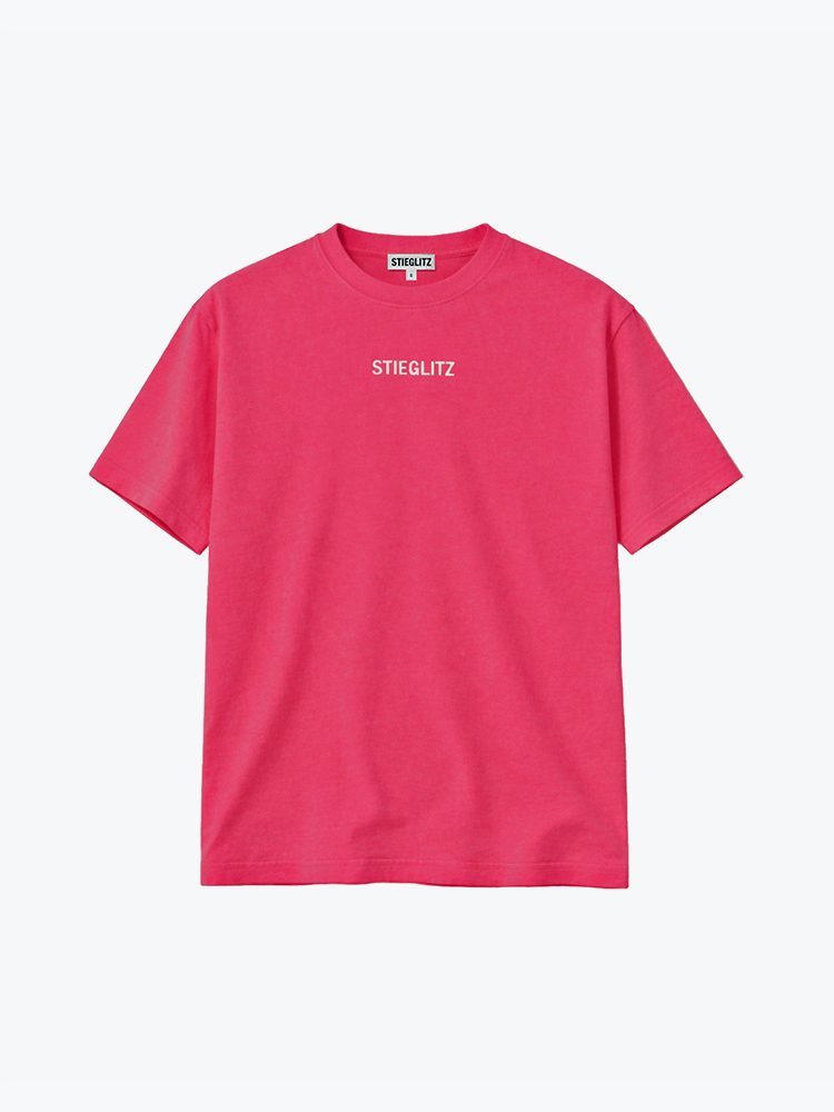 Stieglitz Stieglitz - Basic Worn-out Oversized T-shirt Pink - T-Shirts - Dames Roze T-shirts
