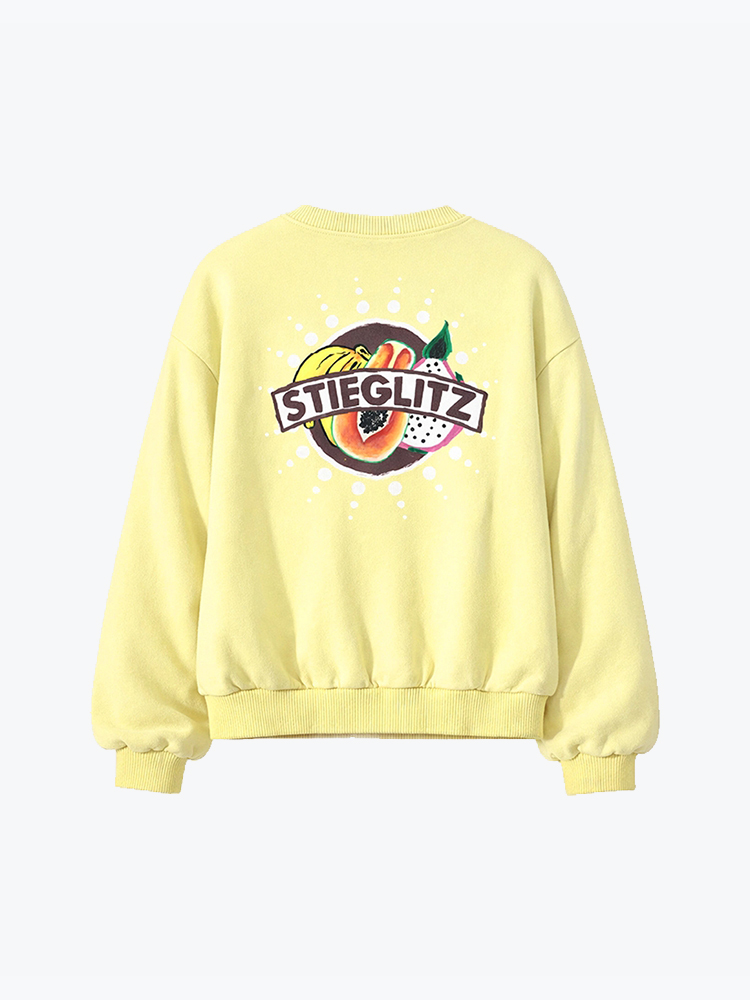 Stieglitz Stieglitz - Cindy Oversized Sweater Yellow - Truien - Dames Geel Truien