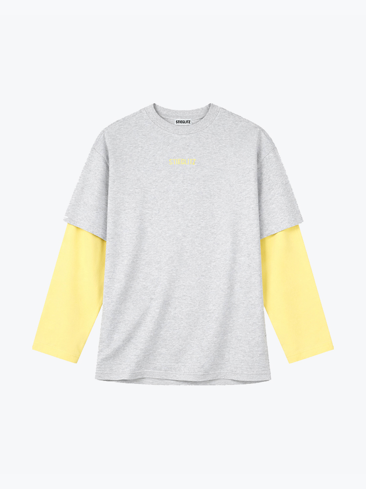 Stieglitz Stieglitz - Stan Skate Double Longsleeve Yellow - T-Shirts - Dames Geel T-shirts