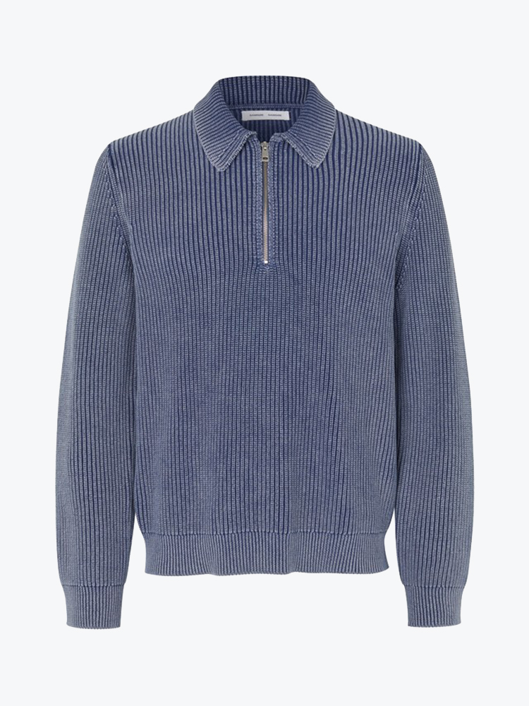 Samsoe Samsoe Samsoe Samsoe - Saearl Hz Polo Insignia Blue - Truien - Heren Blauw Truien