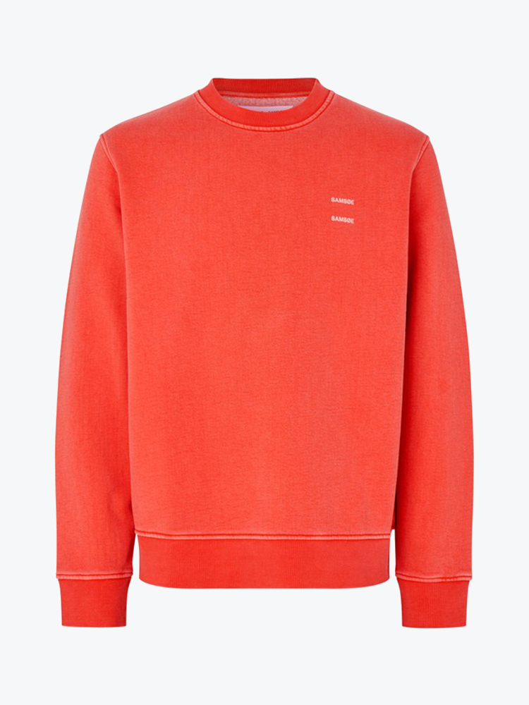 Samsoe Samsoe Samsoe Samsoe - Sajoel Sweatshirt Aurora Red - Truien - Heren Rood Truien