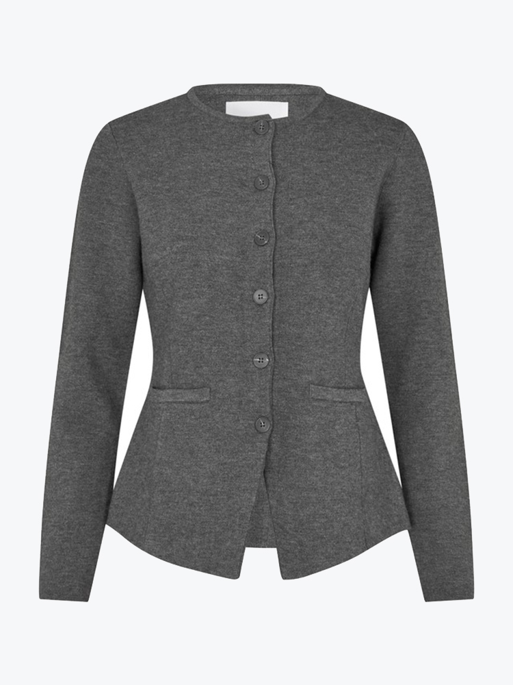 Samsoe Samsoe Samsoe Samsoe - Salula Jacket 15825 Dark Grey - Jassen - Dames Grijs Jassen