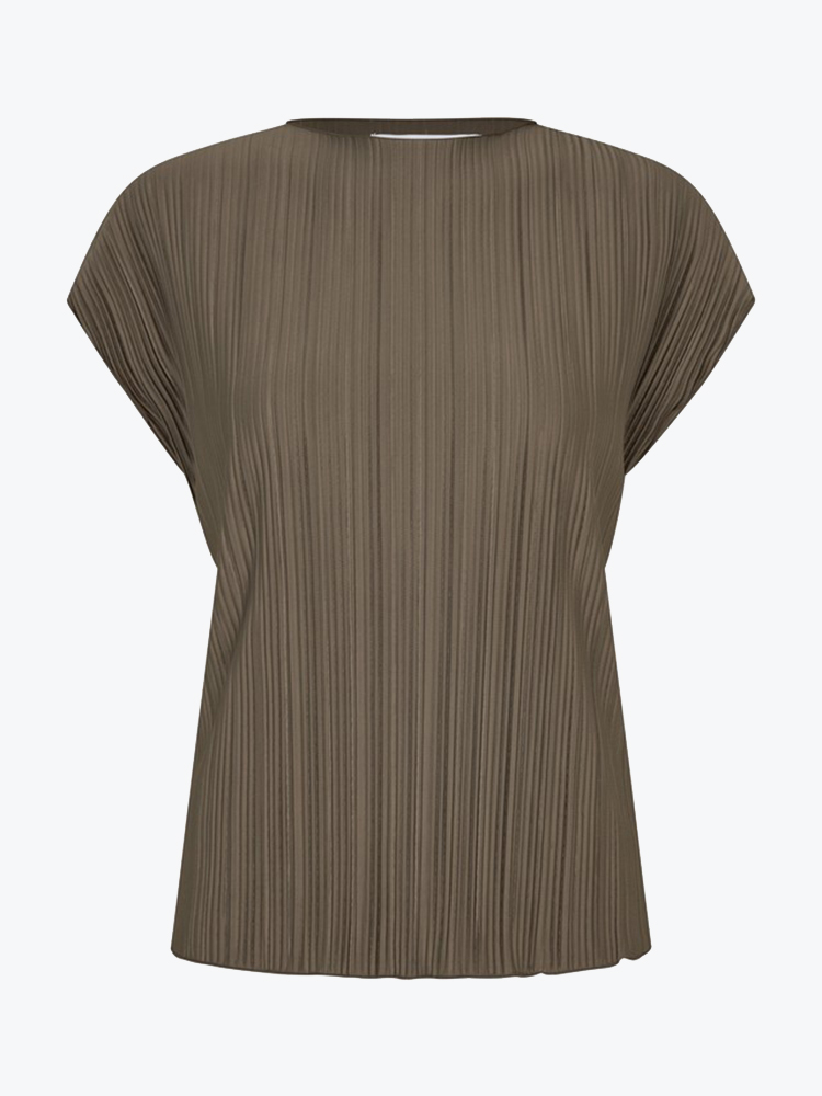 Samsoe Samsoe Samsoe Samsoe - Sauma Top Major Brown - Blouses - Dames Bruin Blouses
