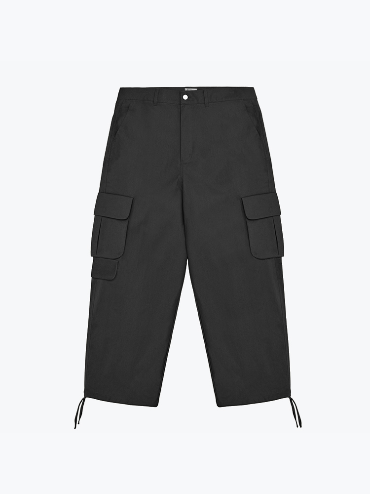 Arte Antwerp Arte Antwerp - Linen Cargo Pants Black - Broeken - Heren Zwart Broeken