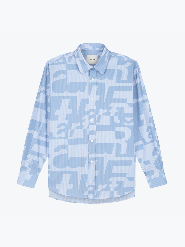 Arte Antwerp Arte Antwerp - Allover Shirt Allover Print - Overhemden - Heren Multi Overhemden