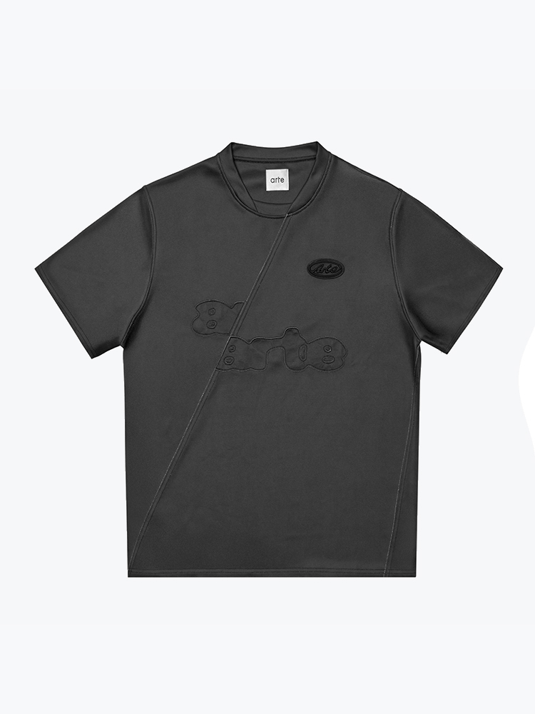 Arte Antwerp Arte Antwerp - Football T-shirt Black - T-Shirts - Heren Zwart T-Shirts