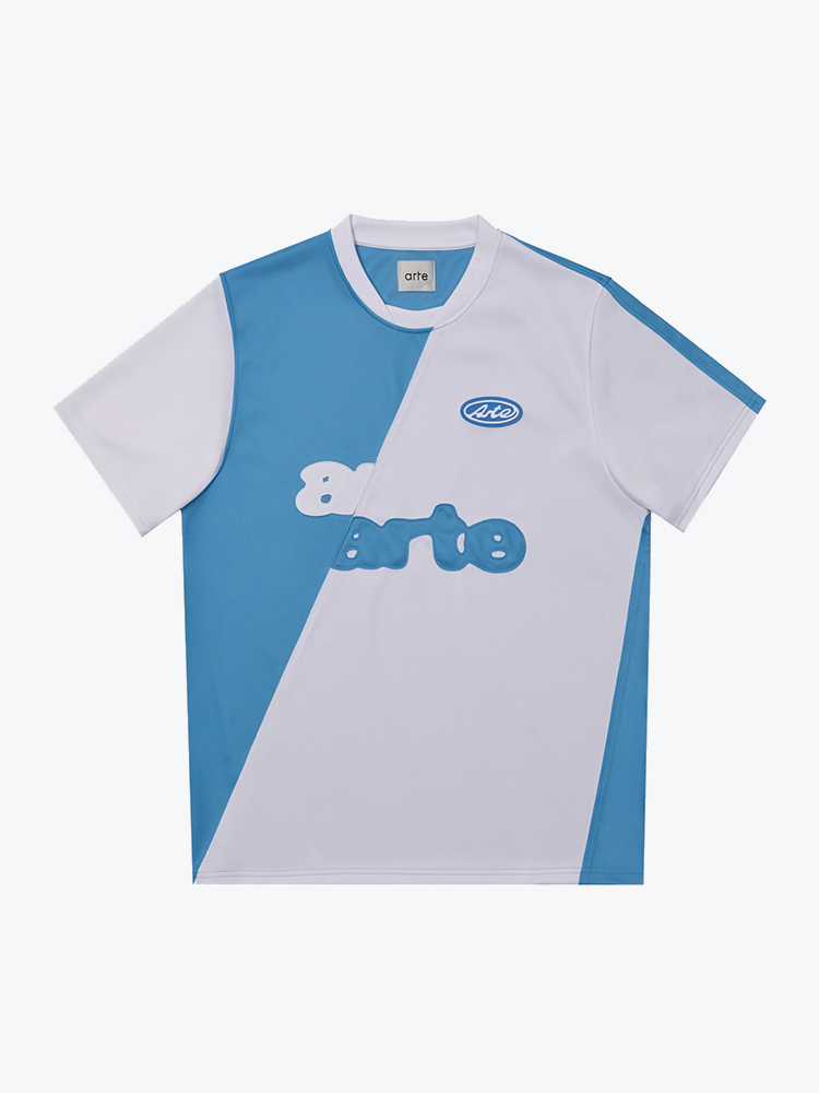 Arte Antwerp Arte Antwerp - Football T-shirt Blue/white - T-Shirts - Heren Blauw T-Shirts