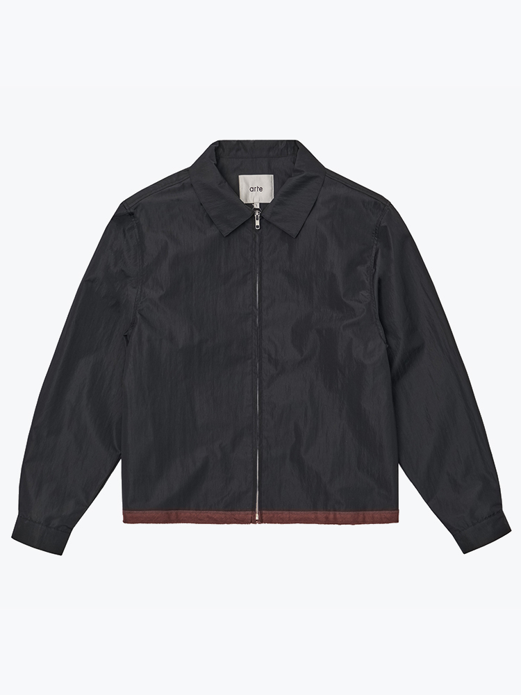 Arte Antwerp Arte Antwerp - Linen Tape Classic Jacket Black - Jassen - Heren Zwart Jassen