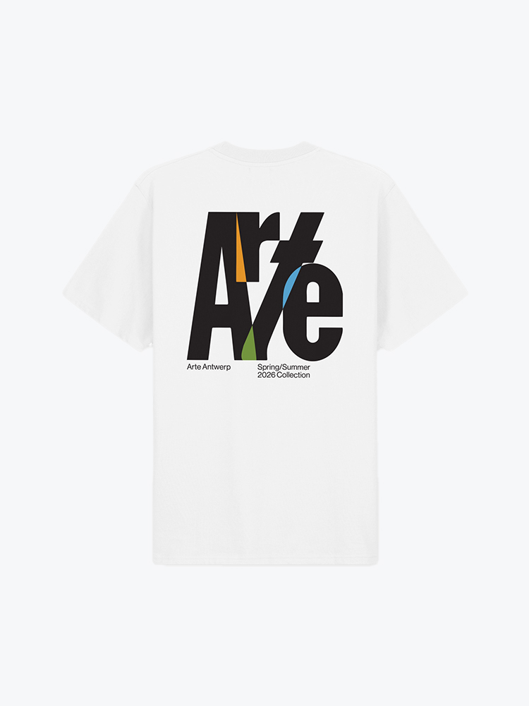 Arte Antwerp Arte Antwerp - Big Logo Back T-shirt White - T-Shirts - Heren Wit T-Shirts