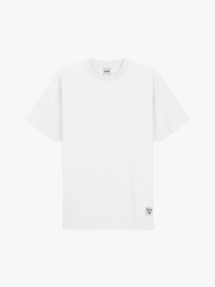 Arte Antwerp Arte Antwerp - Reversible Label T-shirt White - T-Shirts - Heren Wit T-Shirts