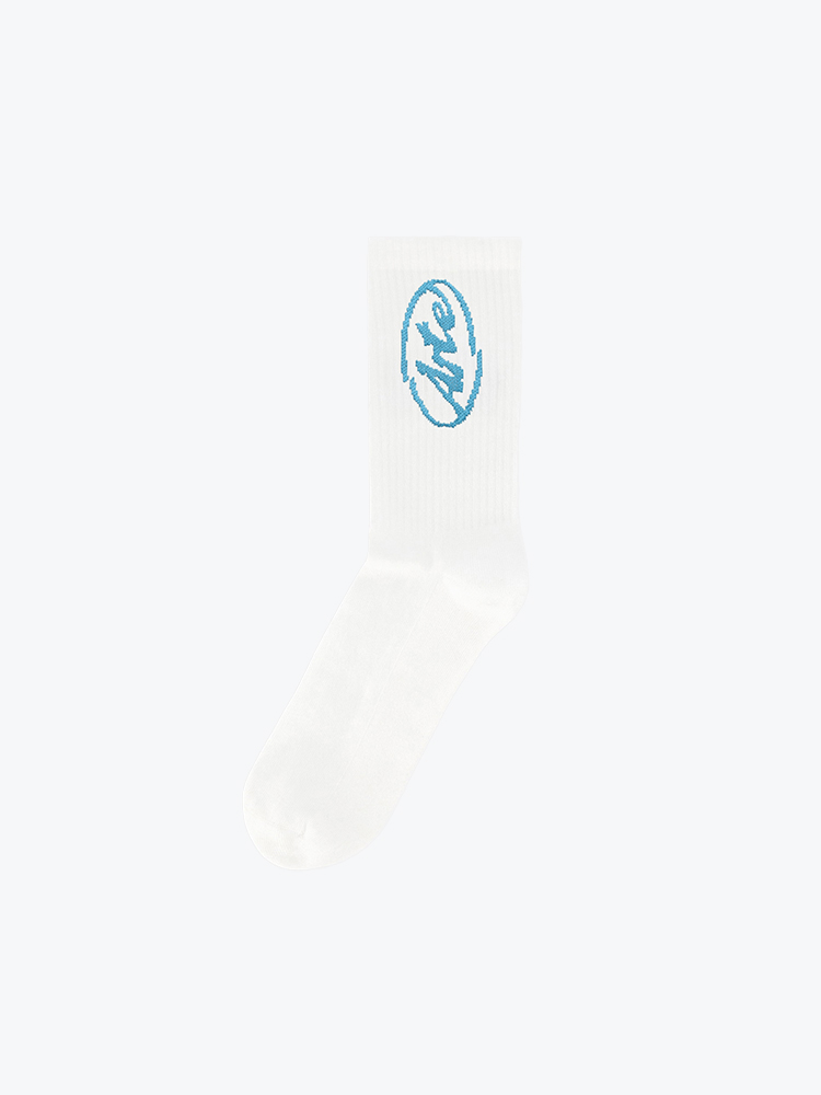 Arte Antwerp Arte Antwerp - Circle Logo Socks White - Sokken - Unisex Wit Sokken