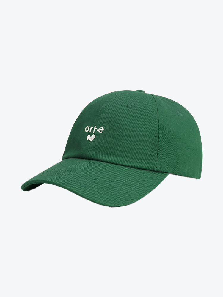 Arte Antwerp Arte Antwerp - Heart Logo Cap Green - Petten - Unisex Groen Petten