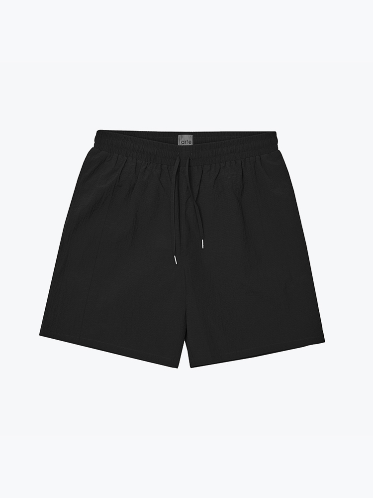 Arte Antwerp Arte Antwerp - Mesh Shorts Black - Shorts - Heren Zwart Shorts