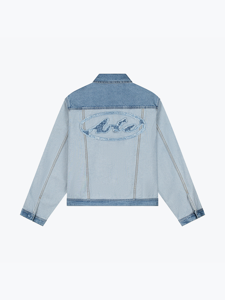 Arte Antwerp Arte Antwerp - Denim Inside/out Jacket Denim Bleach - Jassen - Heren Blauw Jassen
