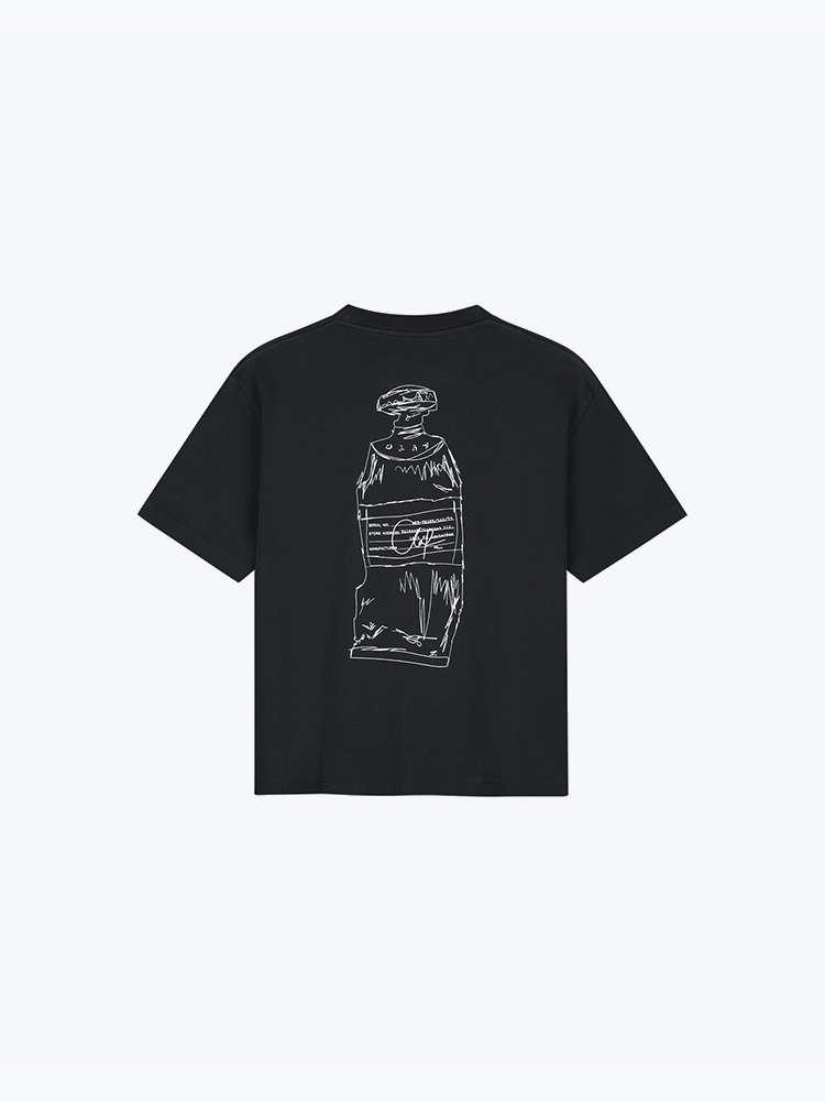 OLAF Olaf - Paint Tube Oversized Tee Black - T-Shirts - Dames Zwart T-shirts