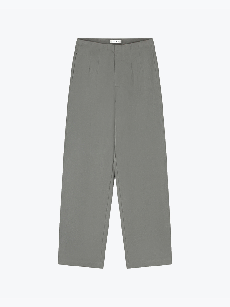 OLAF Olaf - Crinkled Barrel Leg Pant Tradewinds - Broeken - Dames Multi Broeken