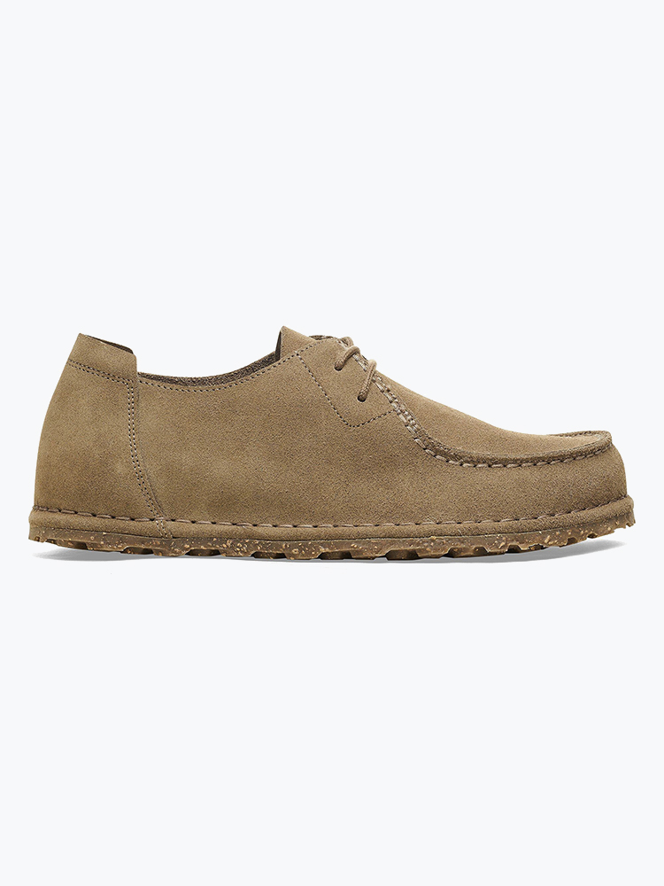 Birkenstock Birkenstock - Utti Lace Suede Leather Gray Taupe - Schoenen - Heren Grijs Schoenen