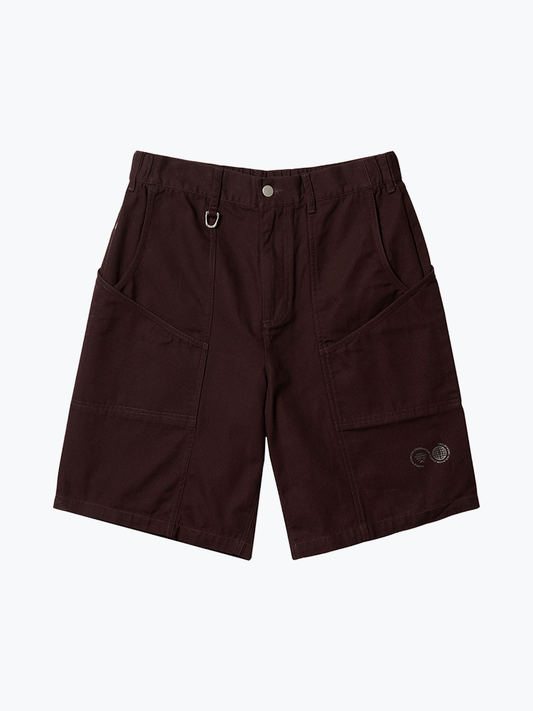 Purple Mountain Observatory Purple Mountain Observatory - Atlas Short Brown - Shorts - Heren Bruin Shorts