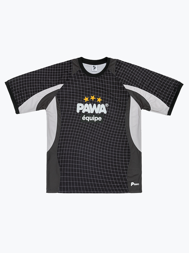 Pawa Speed Sports Pawa Speed Sports - Équipe Football Shirt Black - T-Shirts - Heren Zwart T-Shirts