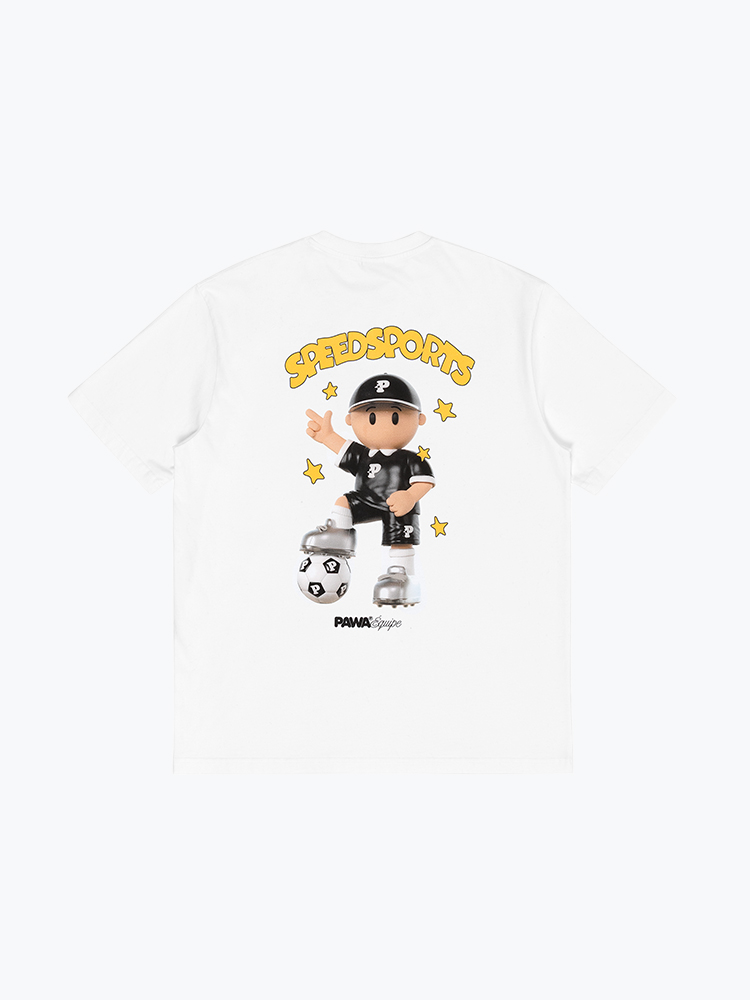 Pawa Speed Sports Pawa Speed Sports - Équipe T-Shirt White - T-Shirts - Heren Wit T-Shirts
