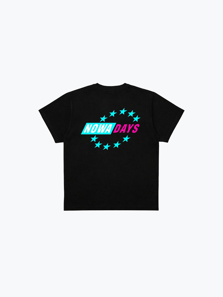 Nowadays Magazine Nowadays Magazine - Euro Black - T-Shirts - Heren Zwart T-Shirts