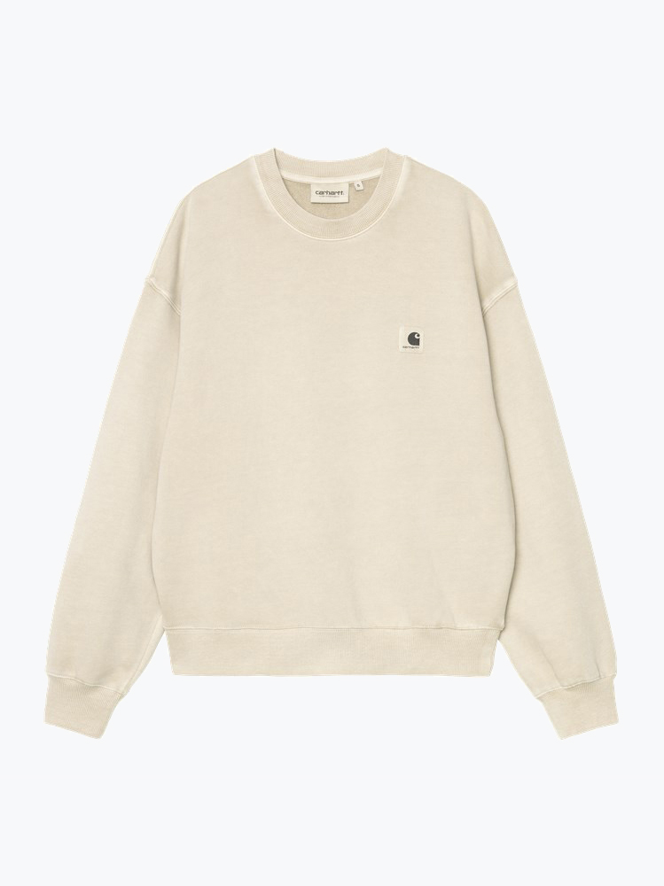 Carhartt WIP Carhartt WIP - W' Nelson Sweatshirt Stone - Truien - Dames Grijs Truien