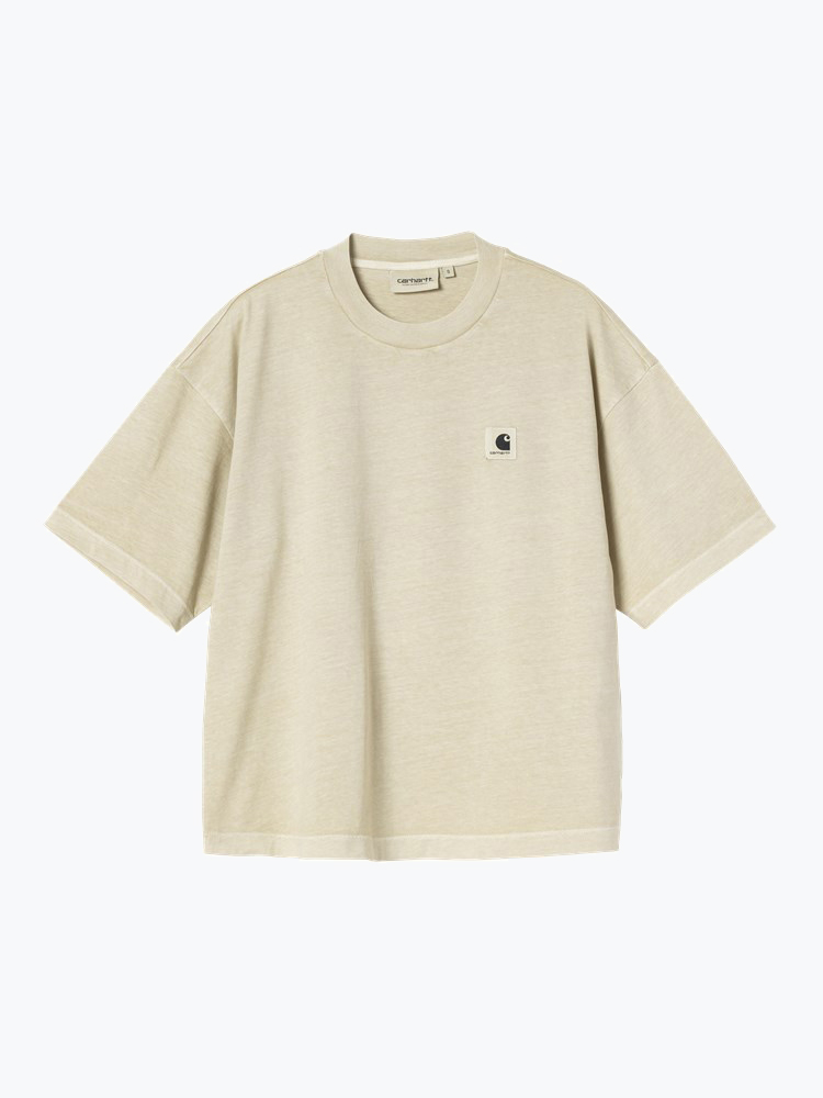 Carhartt WIP Carhartt WIP - W' S/S Nelson T-Shirt Stone - T-Shirts - Dames Grijs T-shirts