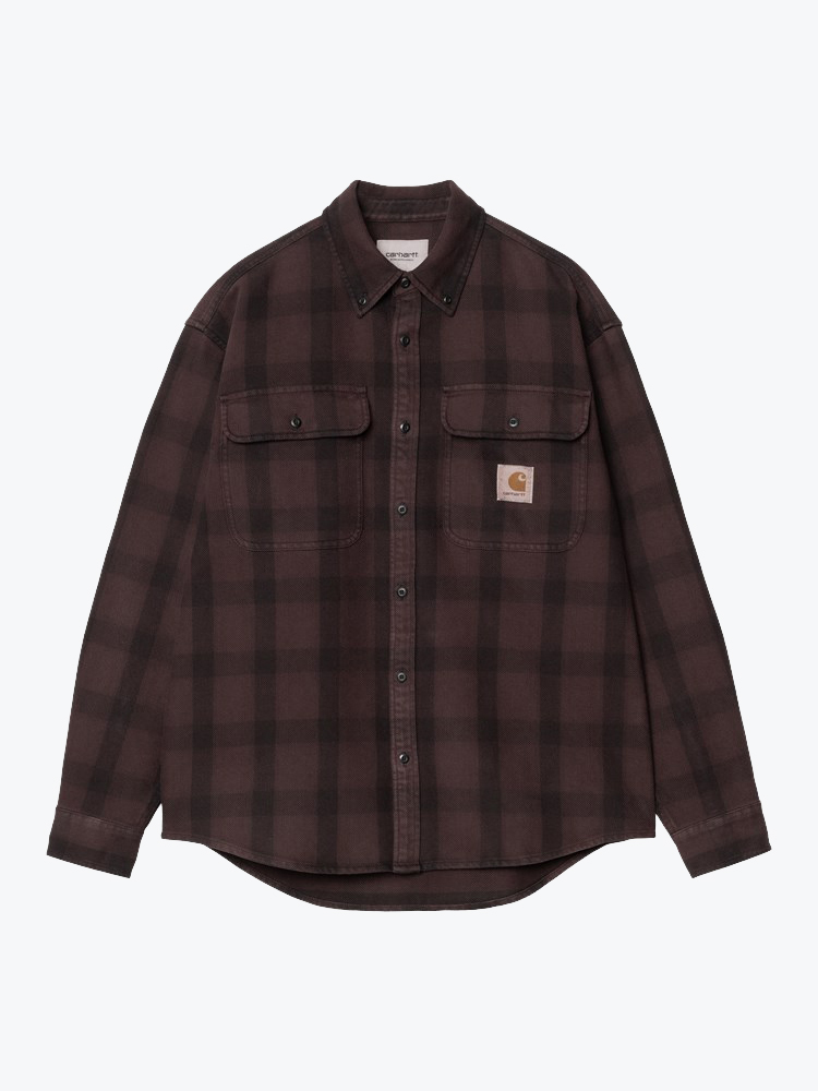 Carhartt WIP Carhartt WIP - L/S Edmands Shirt Edmands Check, Natural / Palisander - Overhemden - Heren Multi Overhemden