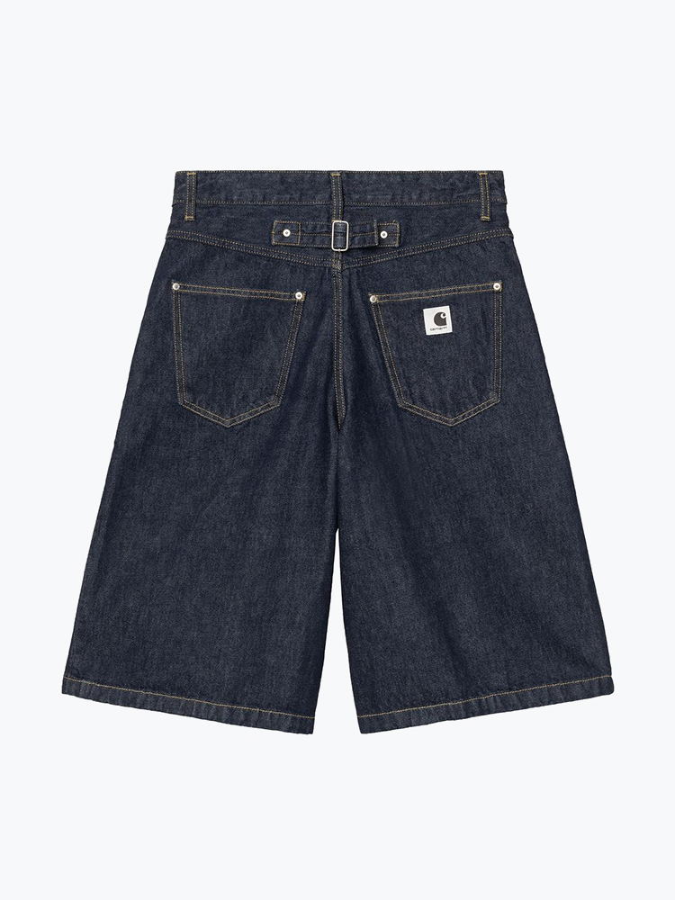 Carhartt WIP Carhartt WIP - W' Belmont Short Blue Rinsed - Shorts - Dames Blauw Shorts