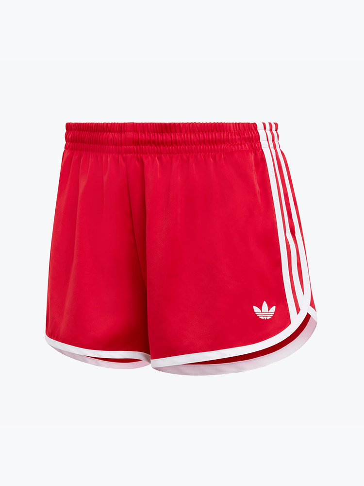 Adidas Adidas - 3S Sprntr Short Betsca/White Red - Shorts - Dames Rood Shorts