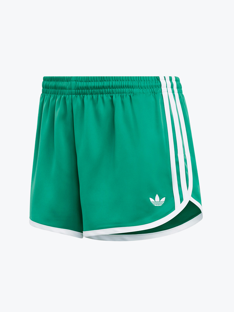 Adidas Adidas - 3S Sprntr Short Bgreen/White Green - Shorts - Dames Groen Shorts