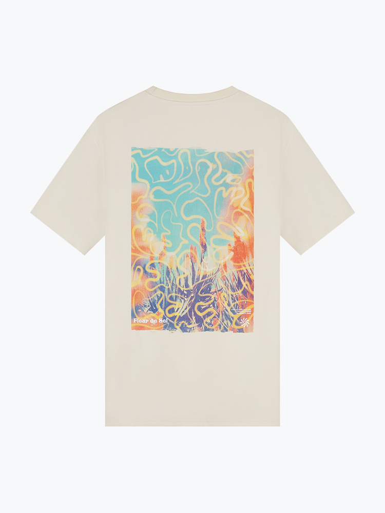 Law Of The Sea Law Of The Sea - Daydream Artwork T-shirt Almond Milk - T-Shirts - Heren Beige T-Shirts