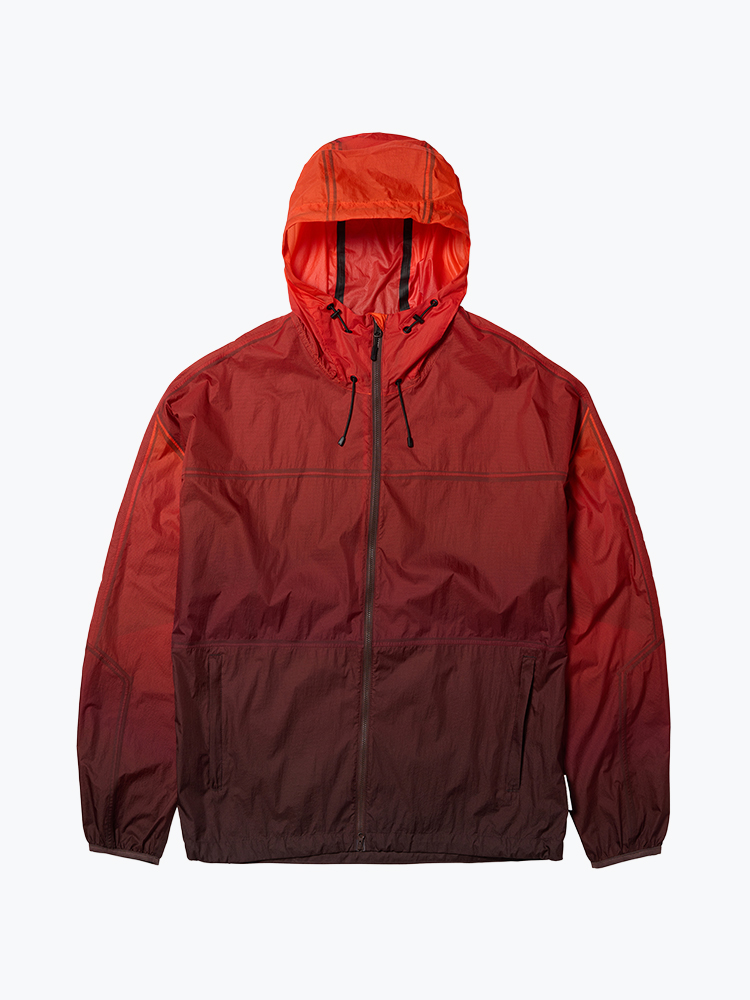Purple Mountain Observatory Purple Mountain Observatory - Breeze Ombre Jacket Orange Ombre - Jassen - Heren Oranje Jassen